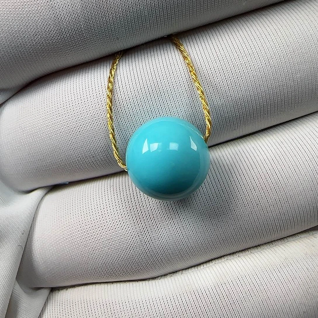 绿松石未镶嵌10mm➕单珠