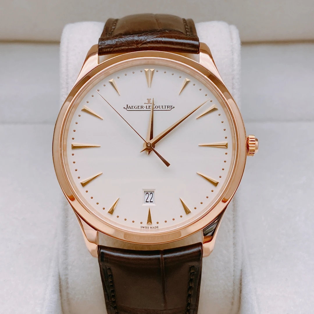 99新 Jaeger-LeCoultre/积家 40MM 自动机械 皮带 针扣