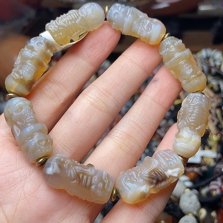 玛瑙/玉髓未镶嵌手链