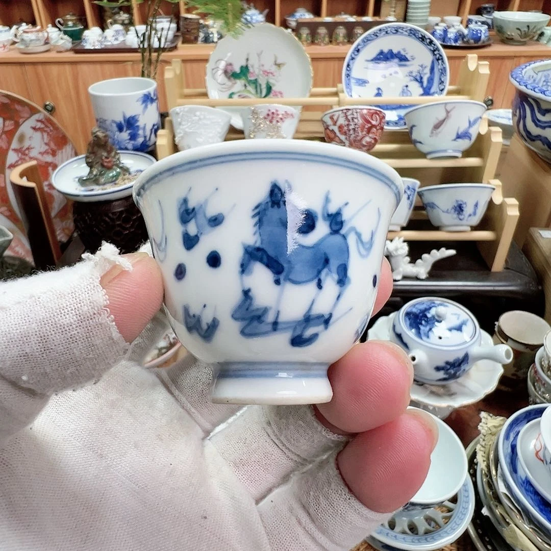 柴窑茶杯茶壶小茶杯