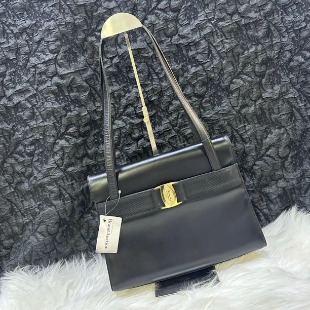 95新 FERRAGAMO/菲拉格慕   Ferragamo单肩包蝴蝶结手提包