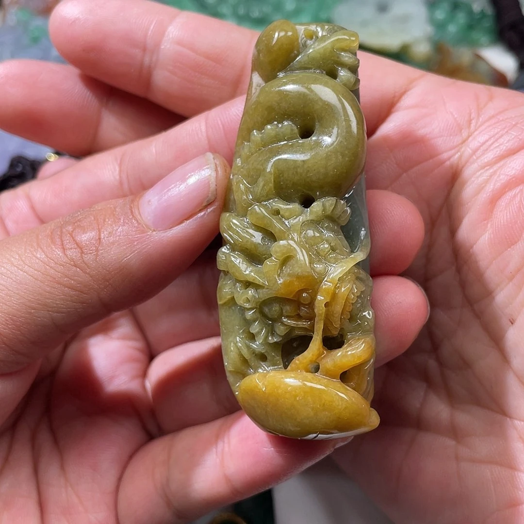 颈饰未镶嵌翡翠翡玉缘翡翠