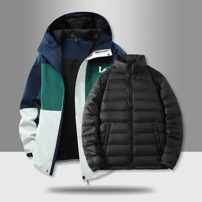 三合一可拆卸内胆冲锋衣男两件套秋冬季2025新款登山服外套
