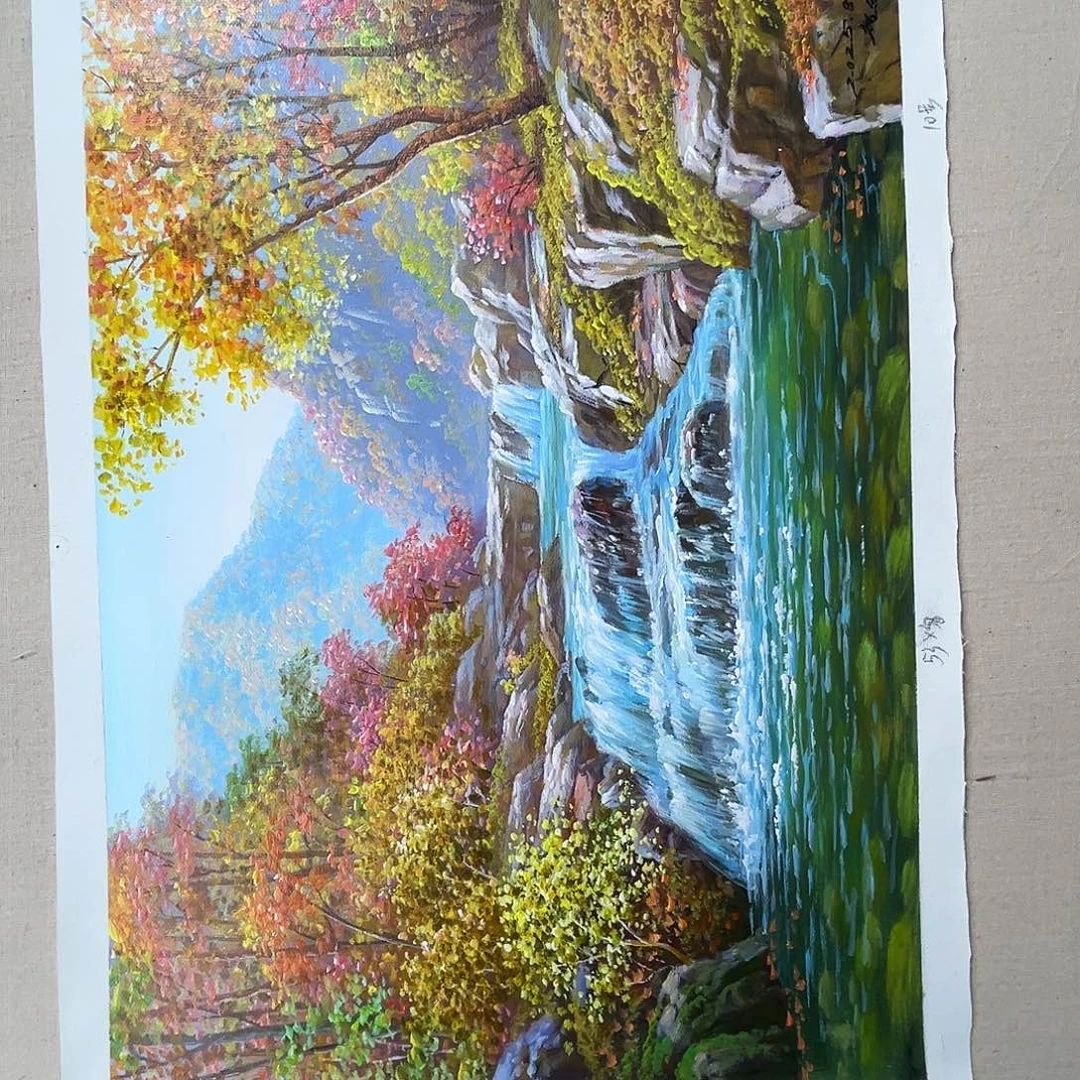 油画朝鲜艺术家油画作品