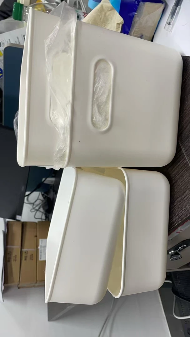 家用收纳盒白色桌面多用收纳