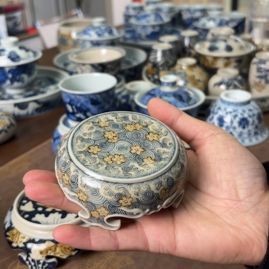 摆件陶瓷景德镇手绘茶器