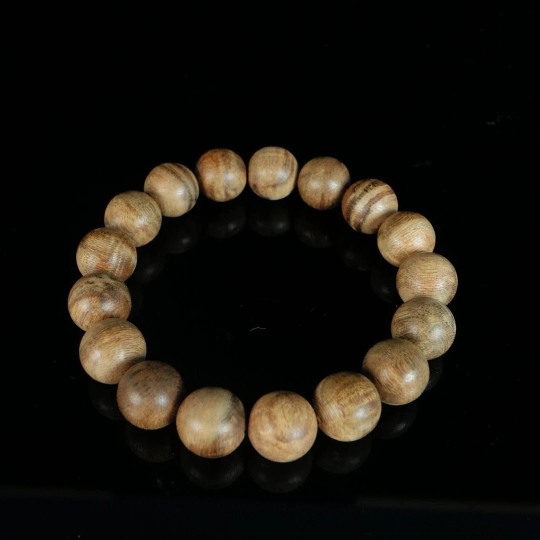 DY-B2874 真腊菩萨棋楠种软丝沉香手串 1.37cm 15.2g
