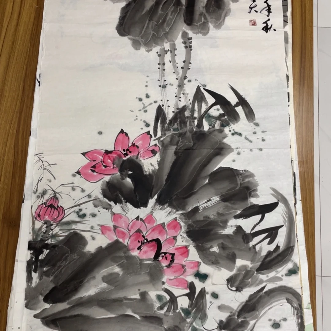 国画庆美老师绘画
