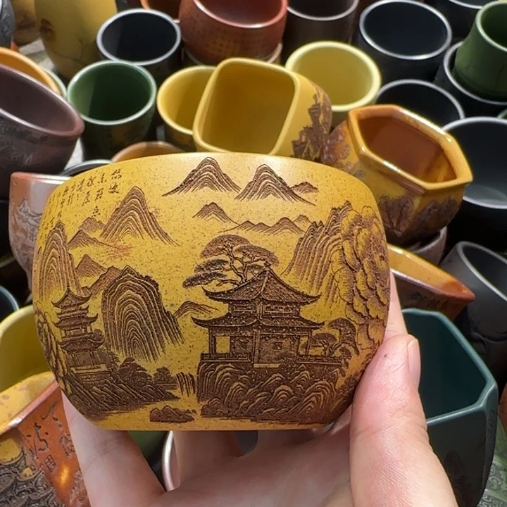 茶杯紫砂全手工紫砂