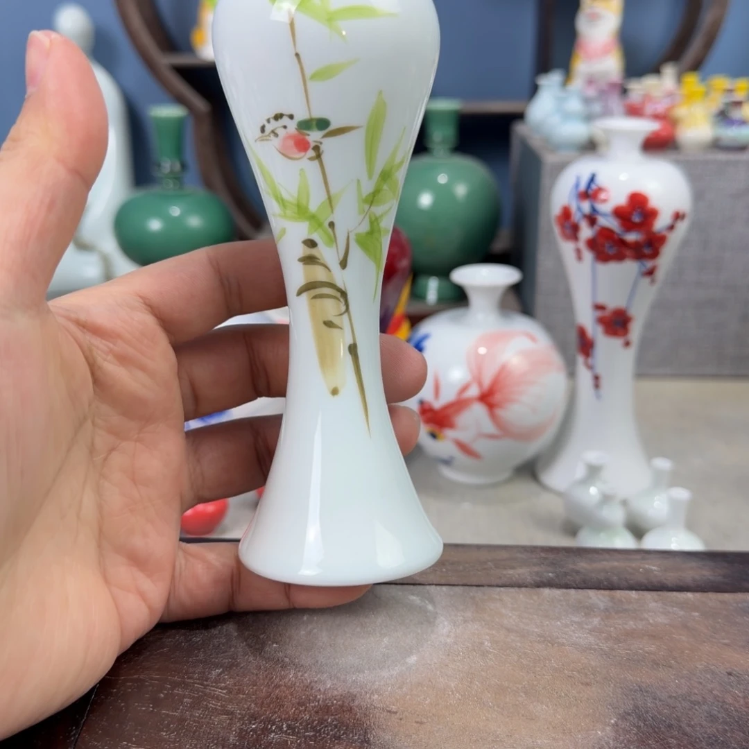 陶瓷手工小花器摆件