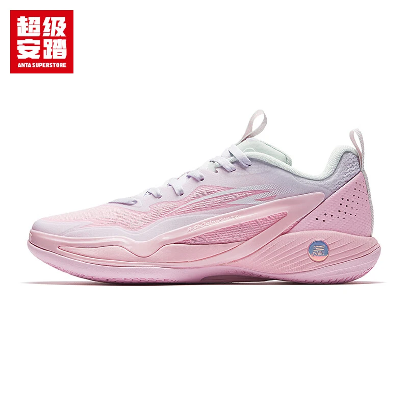 【年终抢购】超级安踏轻狂4BM低帮篮球内场轻质男鞋男士百搭鞋子