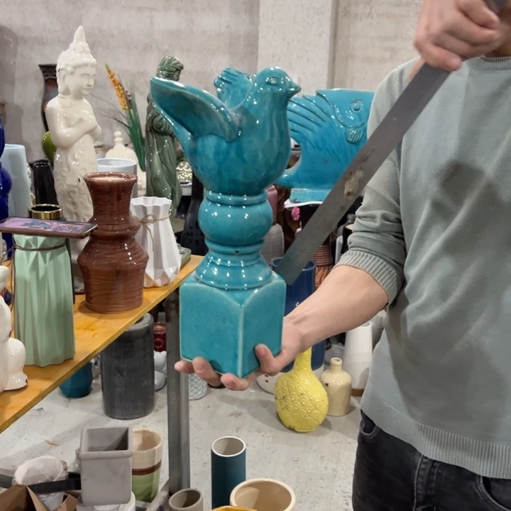 摆件高度34厘米宽度17厘米微瑕捡漏