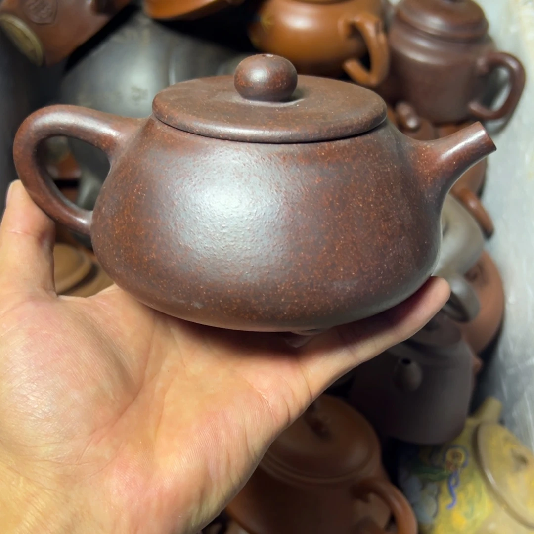 茶壶紫砂宜兴原矿紫砂壶500毫升容量
