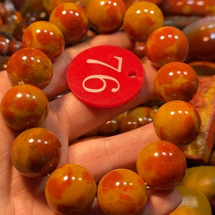 不***間玛瑙/玉髓手链未镶嵌