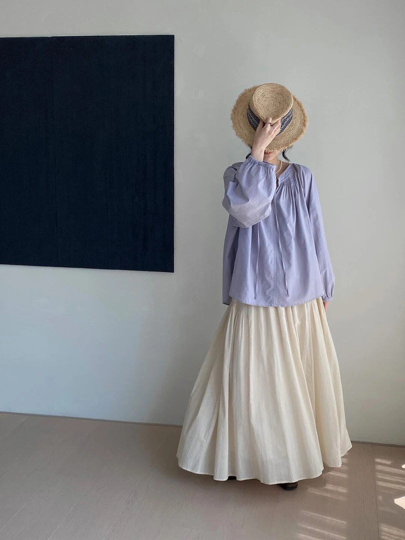 洁小洁-样衣尾货薄款复古宽松设计感