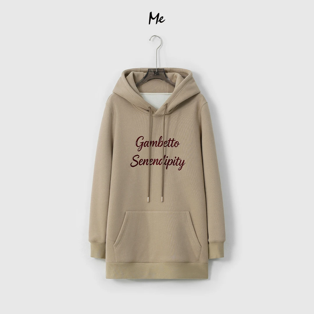 ME【栗子卫衣连衣裙（加绒）】减龄锁温保暖显瘦一手长卫衣MESA5957