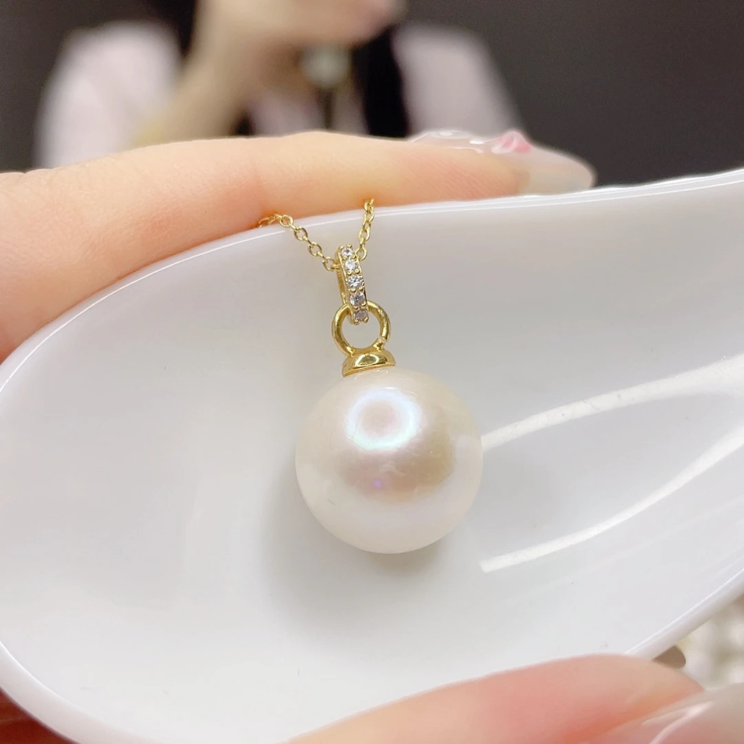 淡水珍珠未镶嵌吊坠(赠链)