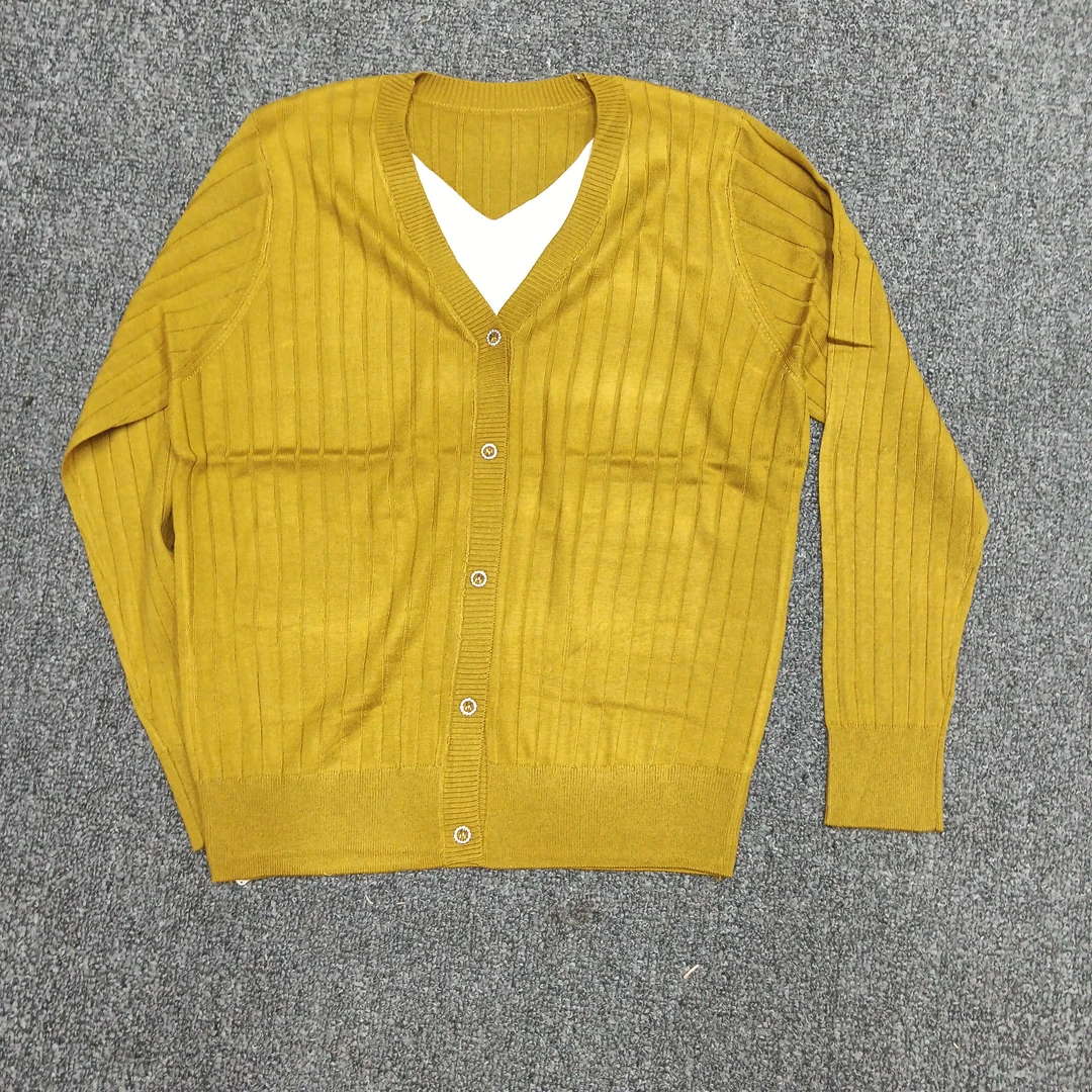 129秋冬新款针织开衫外套女v领毛衣减龄上衣ins