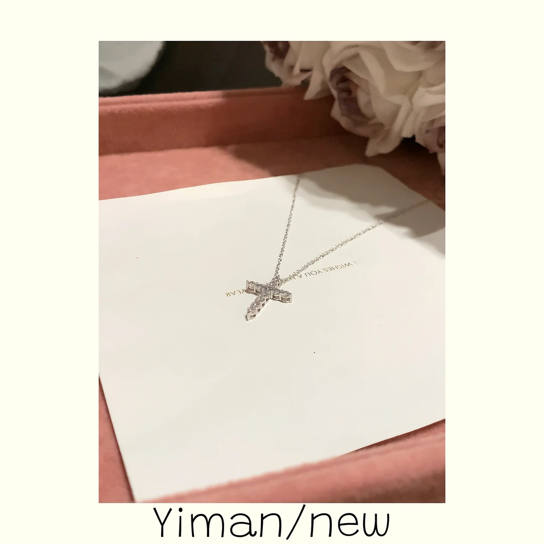 铜合金项链 微镶十字架项链MZ3761