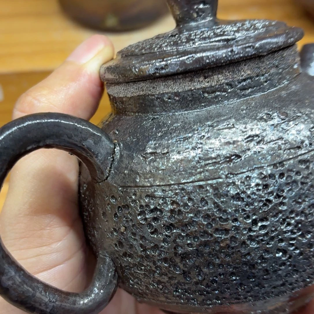 陶园柴烧精品好货690泥纹