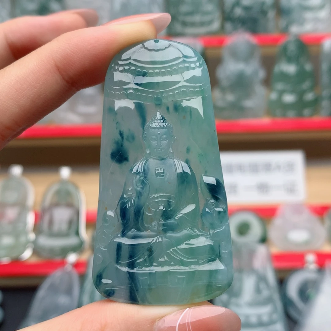 颈饰未镶嵌翡翠阿弥陀佛