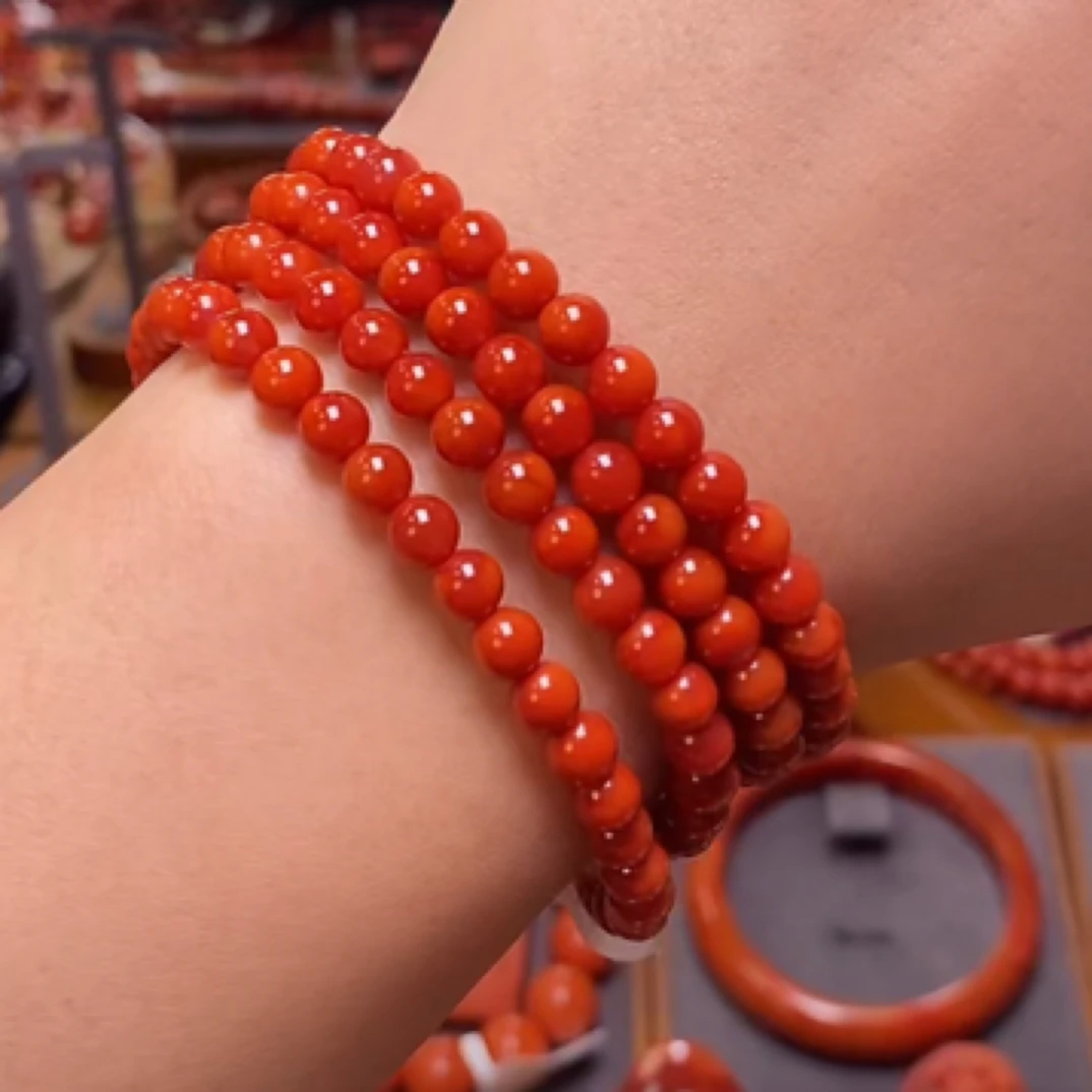 南红玛瑙手串5mm