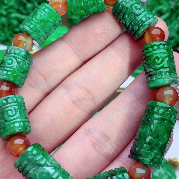 翡翠未镶嵌手链A货