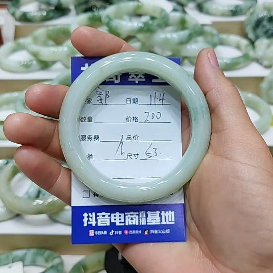 郭***透闪石-蛇纹石玉未镶嵌手镯