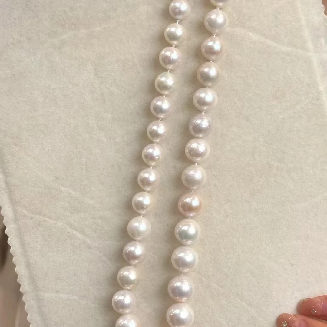 【婕妤孤品福利】11-13mmS925银天然淡水大点位珍珠项链 经典百搭