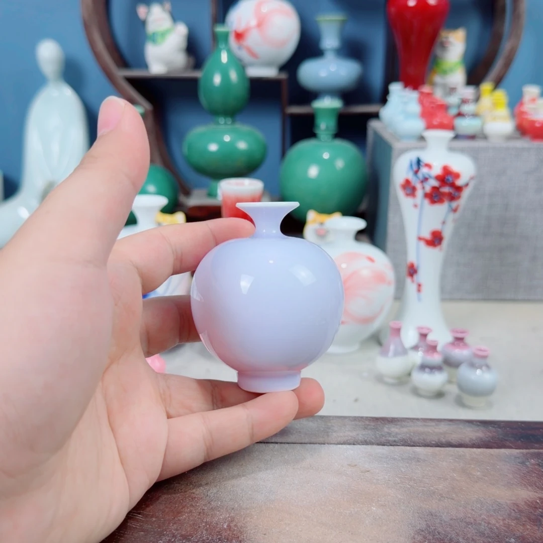 陶瓷手工小花器摆件