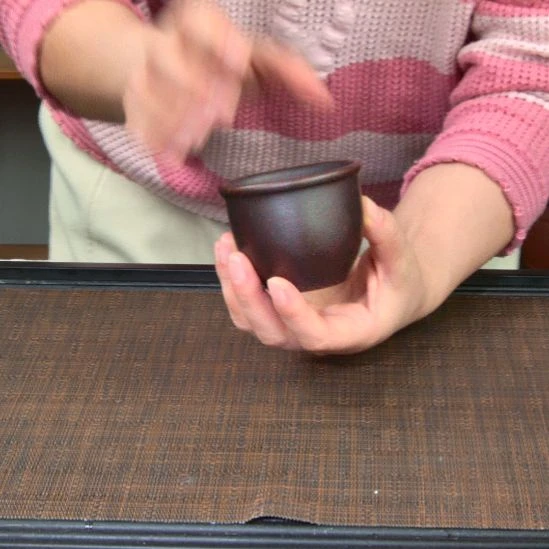 紫砂茶杯原矿紫砂