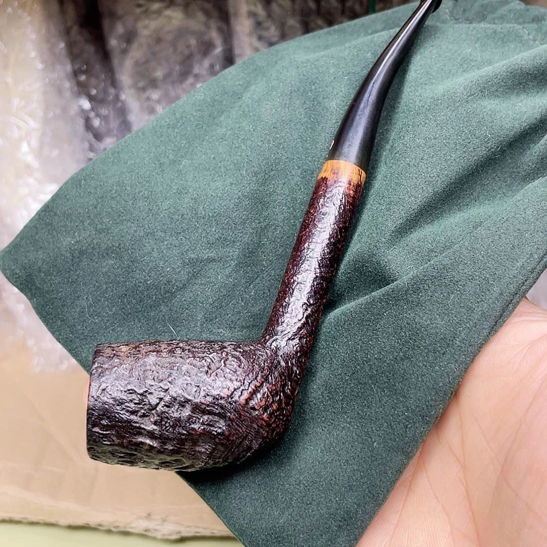 英国3B黑色喷砂老烟斗