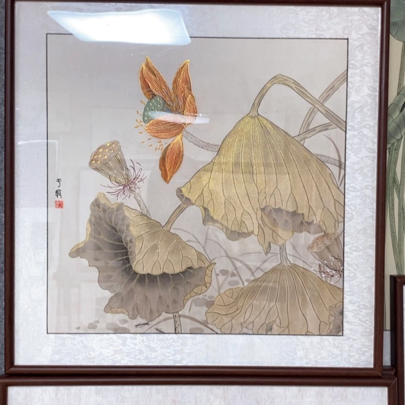 【闪购商品】国画手绘国画工笔带框