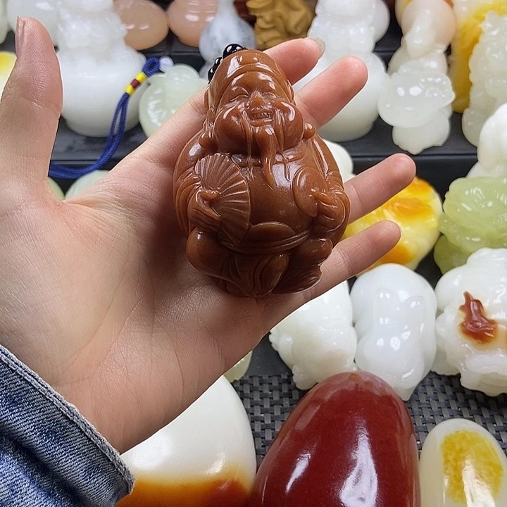 无花朵威原石雕刻把件