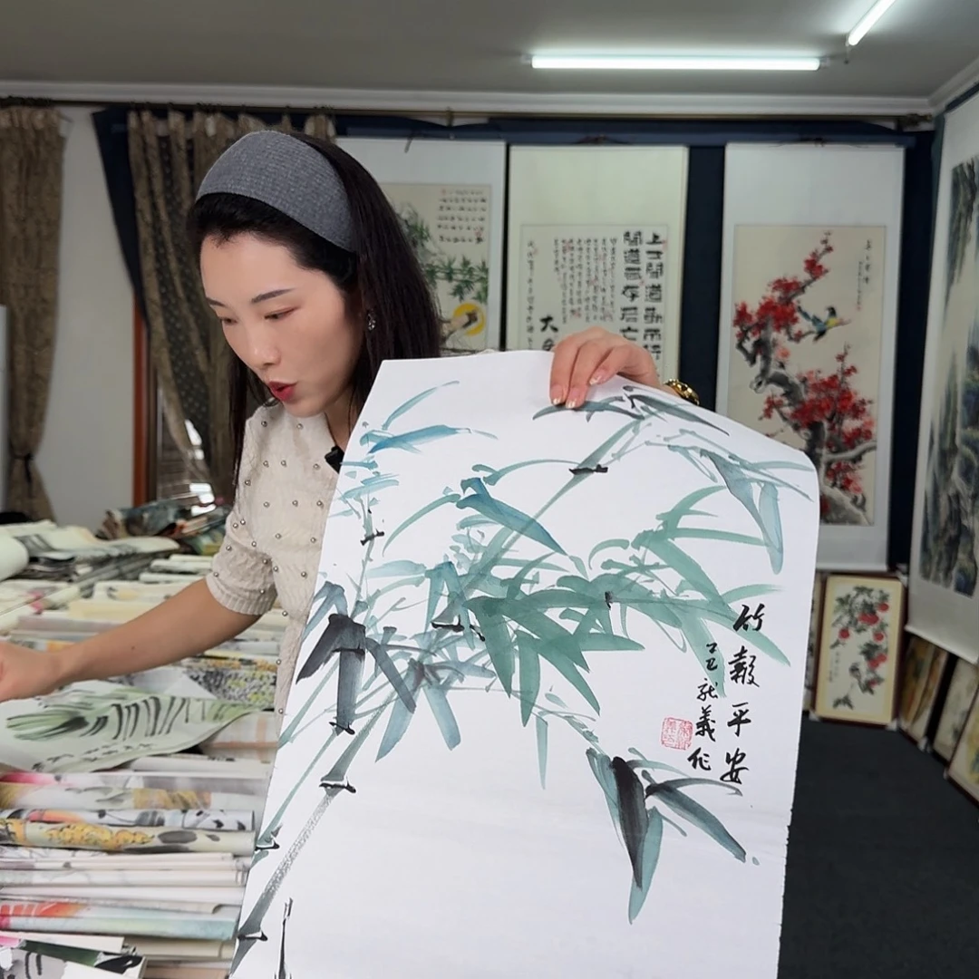 纯手绘国画作品作品