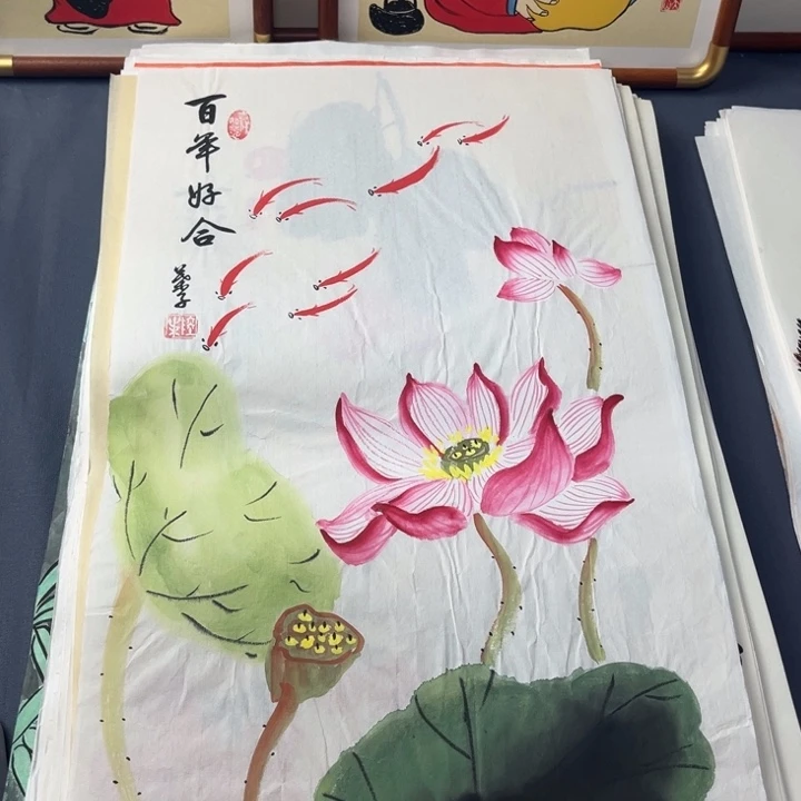 国画禅意画纯手工作品