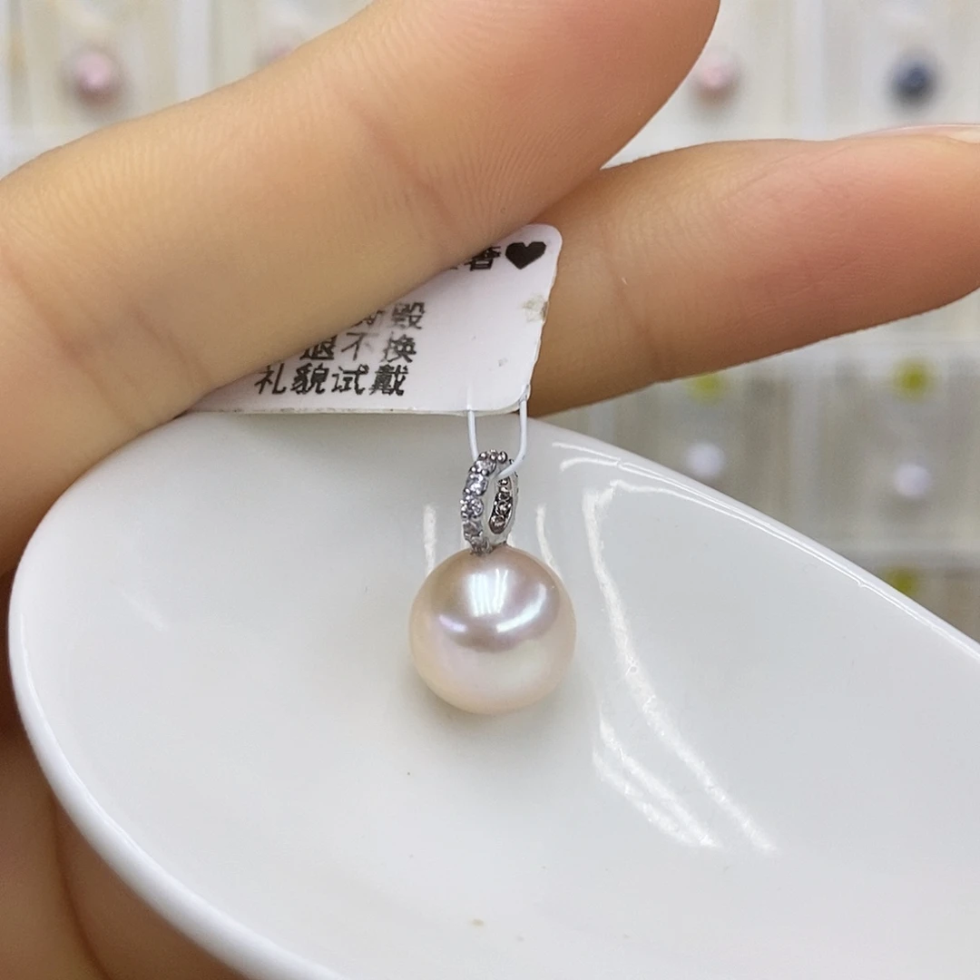 未镶嵌淡水珍珠吊坠(赠链)