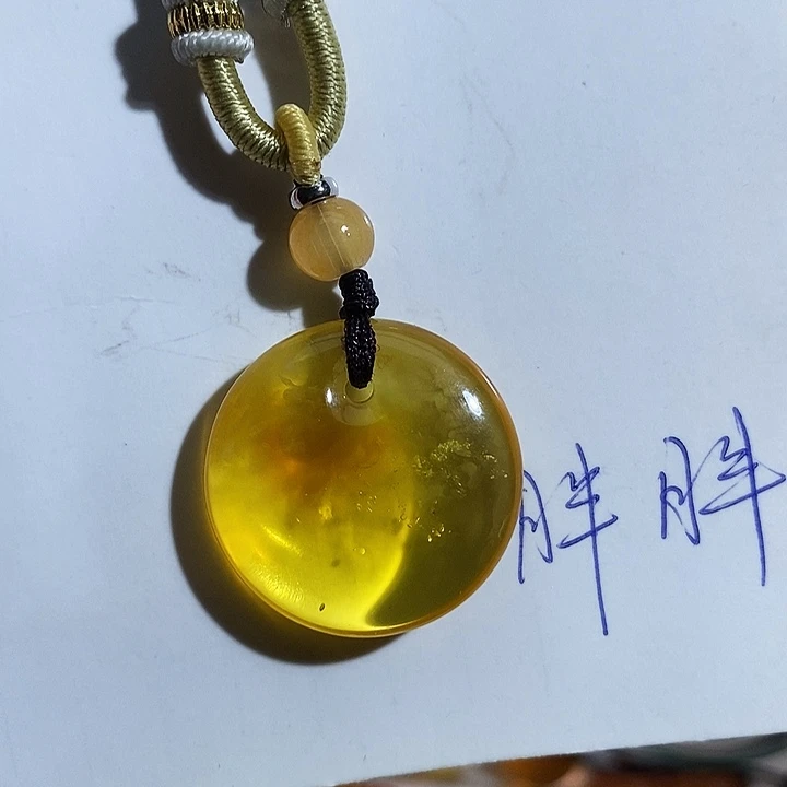 琥珀颈饰未镶嵌琥珀蜜蜡