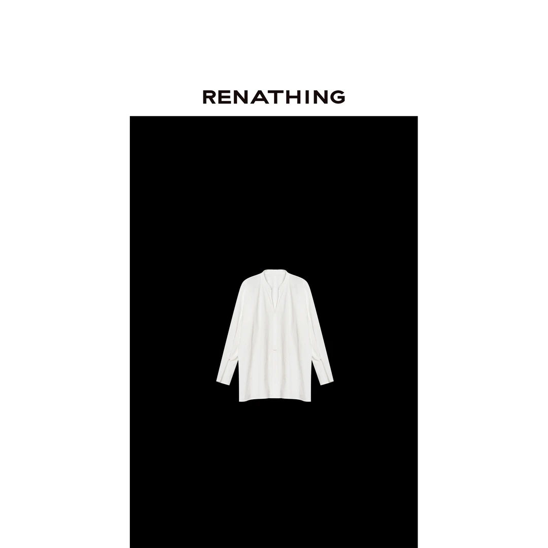 【RENATHING】新中式斜收腰上衣