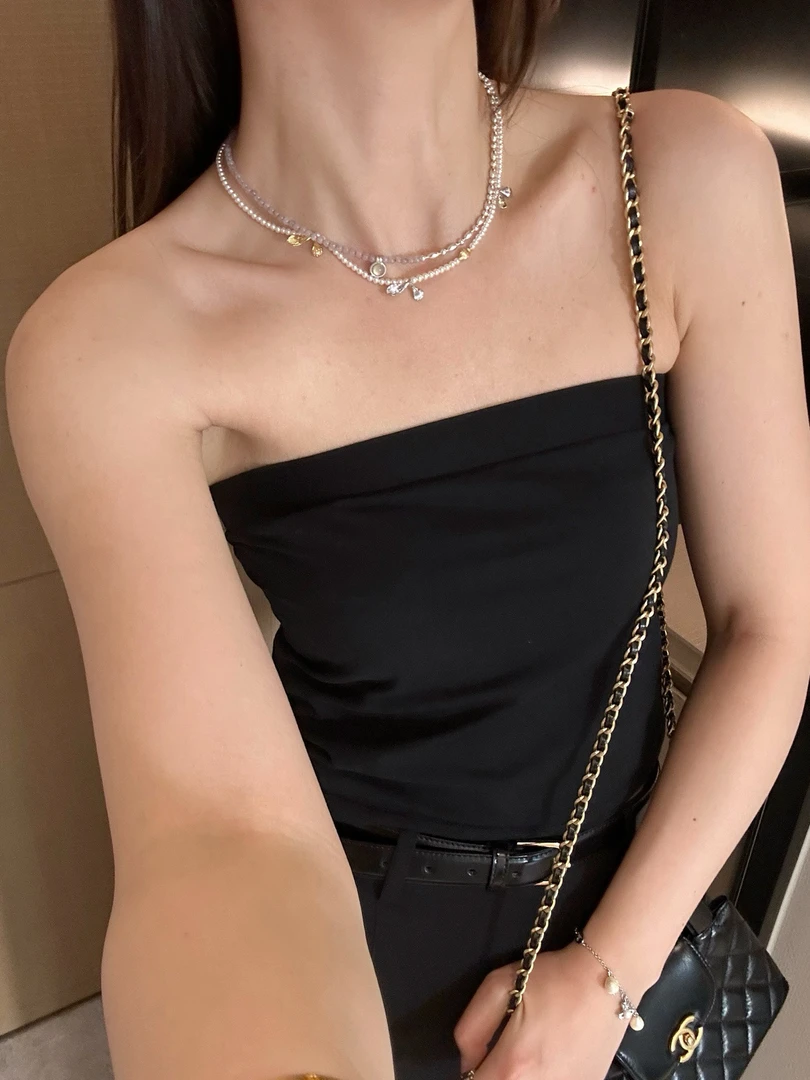 一条不会出错的珍珠项链T！董洁同款～知性与高级时髦感的拿捏