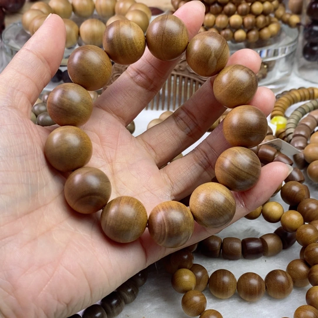 檀香木手串/手链奶香正区微瑕1.8