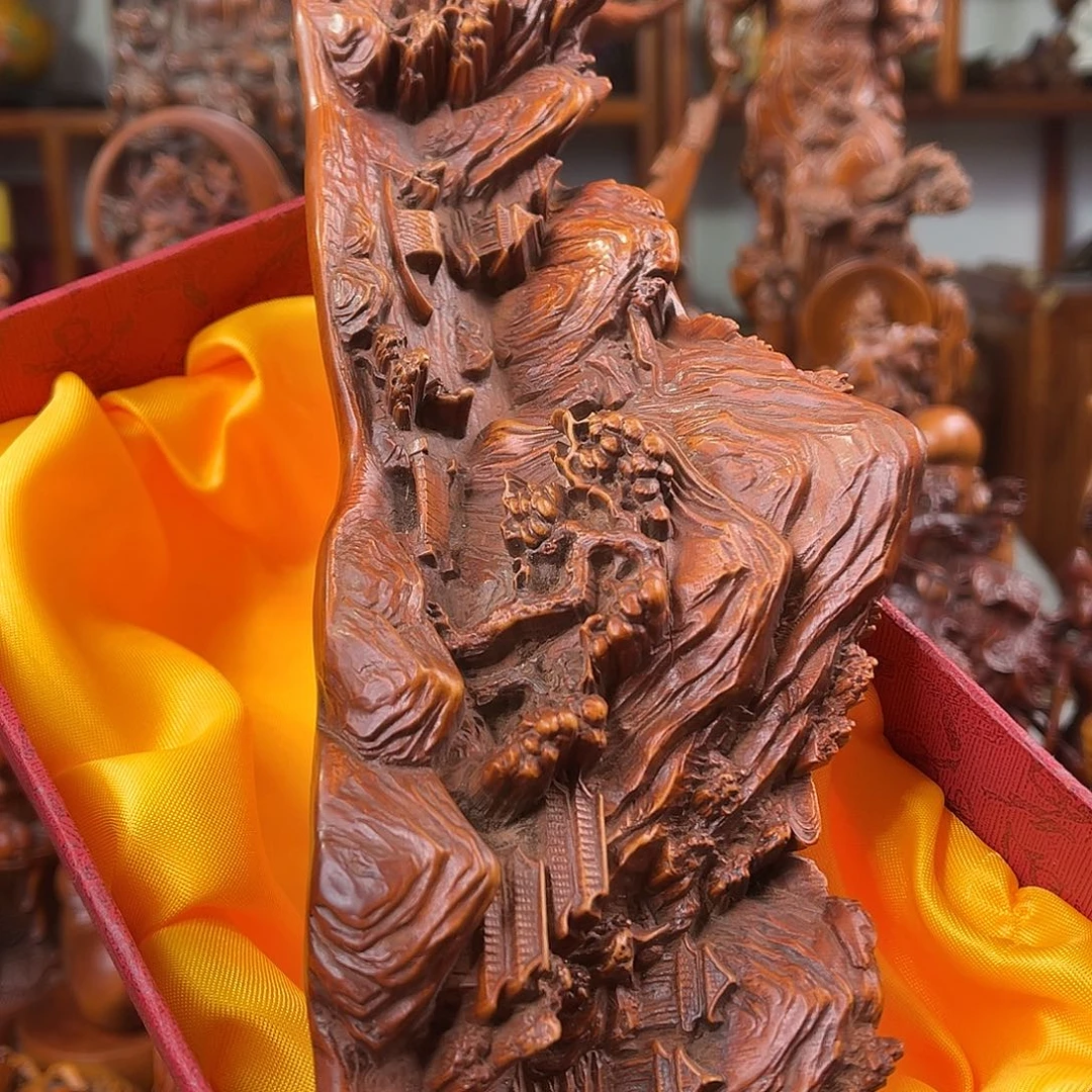 黄杨木黄杨木雕刻长度26厘米