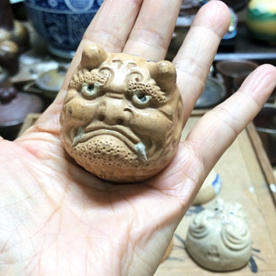 【闪购商品】碗鬼面杯有使用痕迹