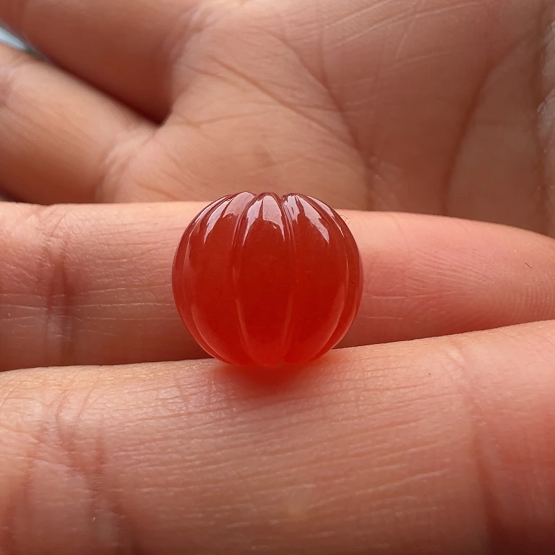 南红玛瑙未镶嵌瓜珠11.5