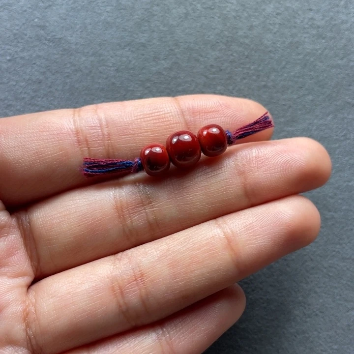 南红玛瑙配饰未镶嵌6.8mm