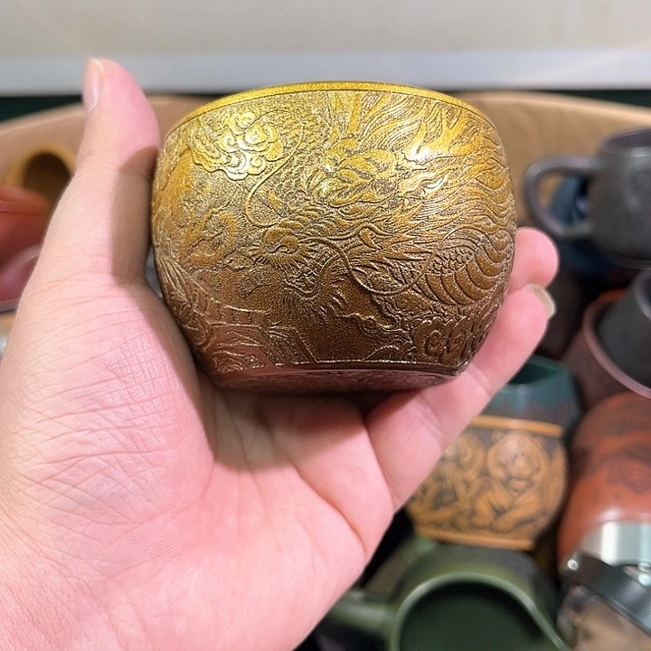 茶杯紫砂全手工紫砂主人杯