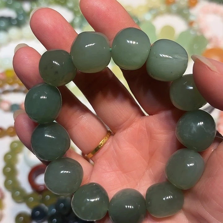 蛇纹石玉未镶嵌手串