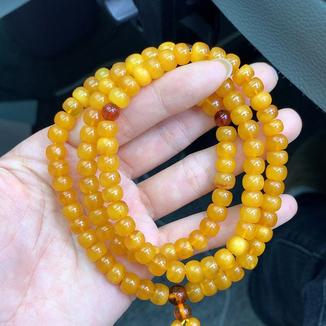 琥珀未镶嵌珠宝奇石7mm➕