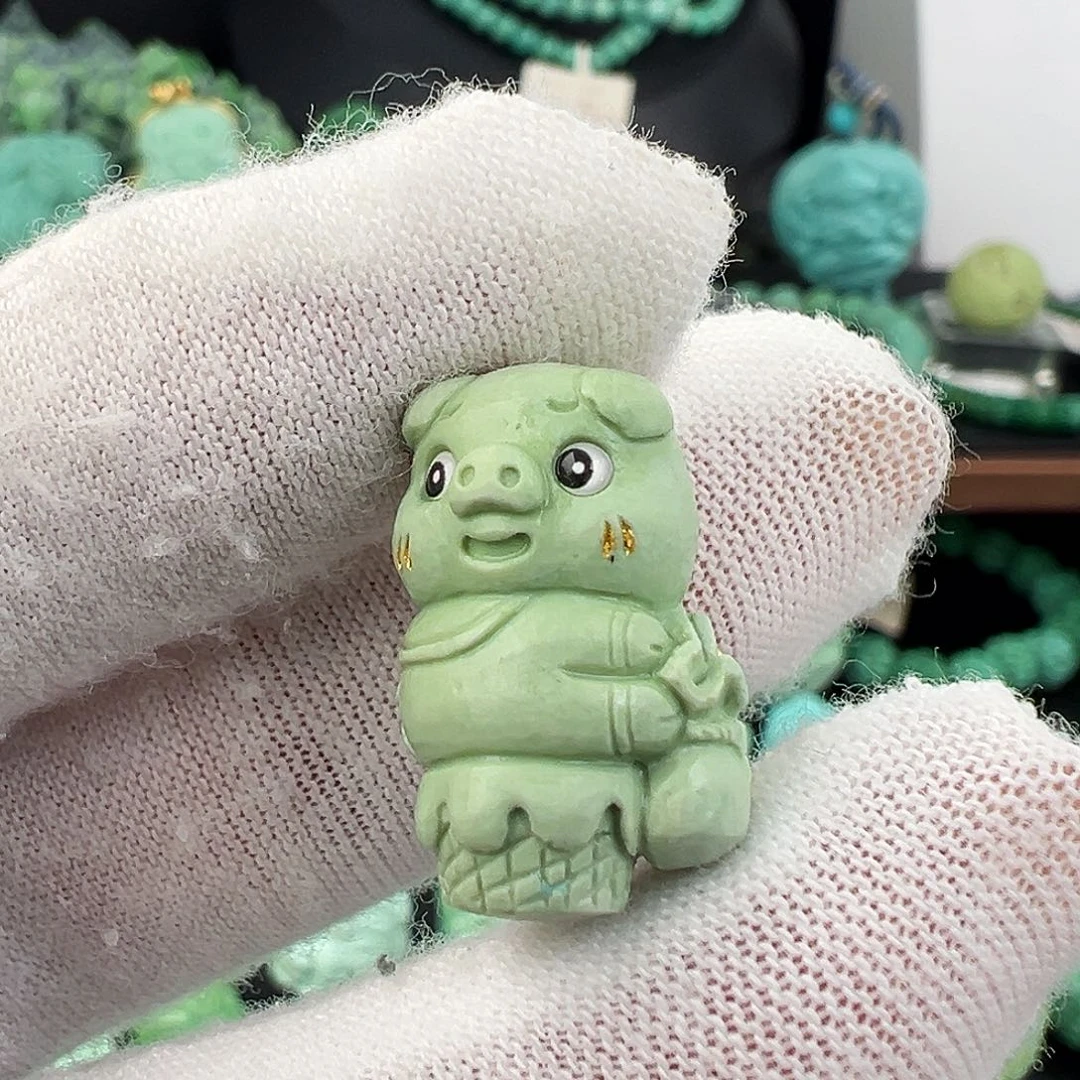 绿松石未镶嵌绿松石主播璐璐