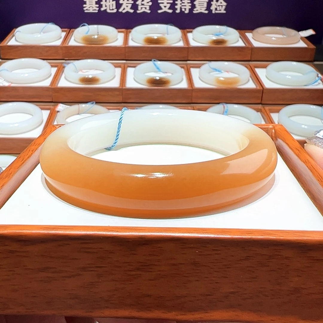 和田玉手镯 56 57未镶嵌